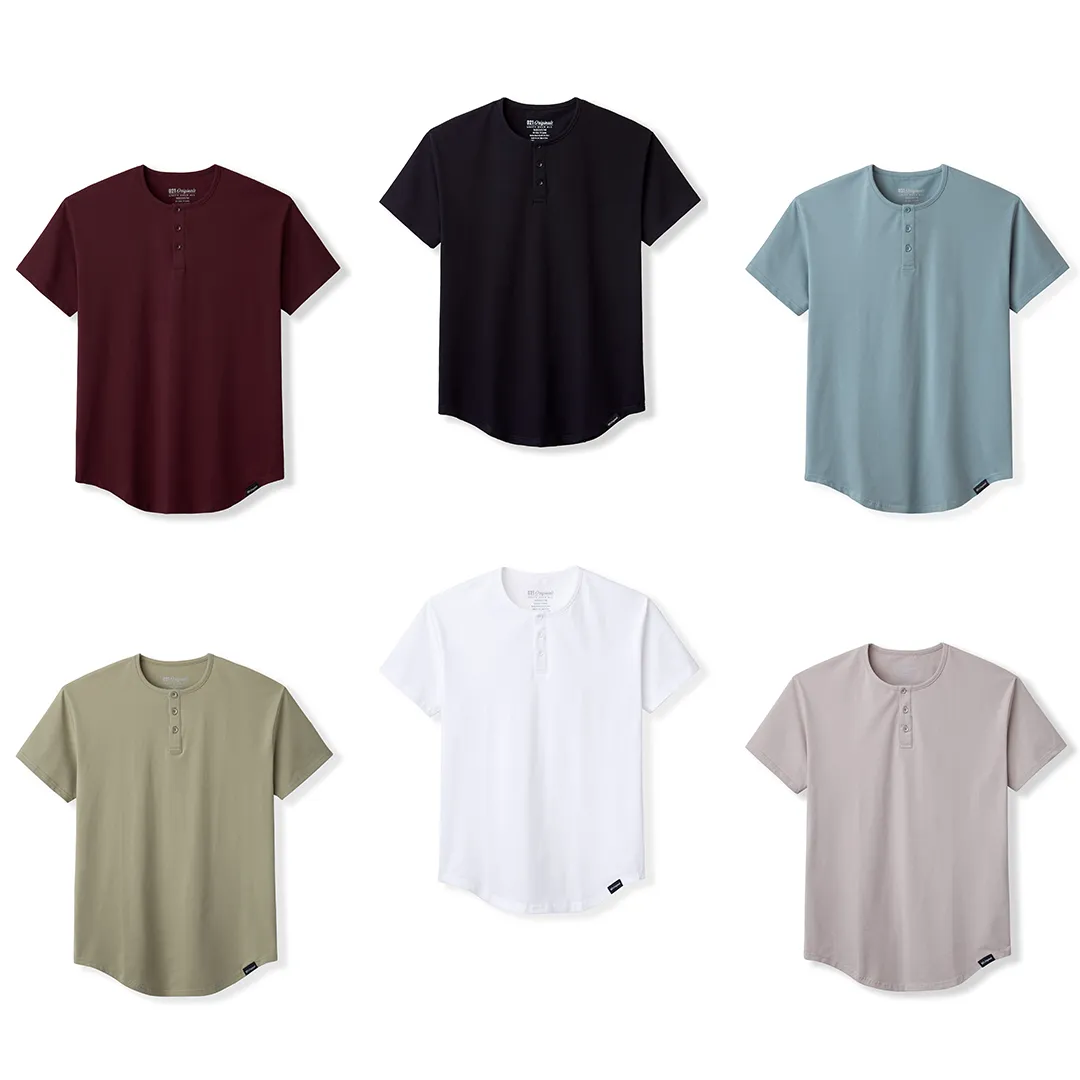 021 ESSENTIAL DROP-CUT HENLEY - DELUXE BUNDLE
