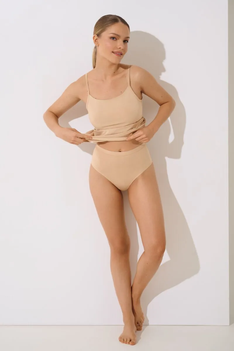 022282 KAIA Briefs High Waist - Nude