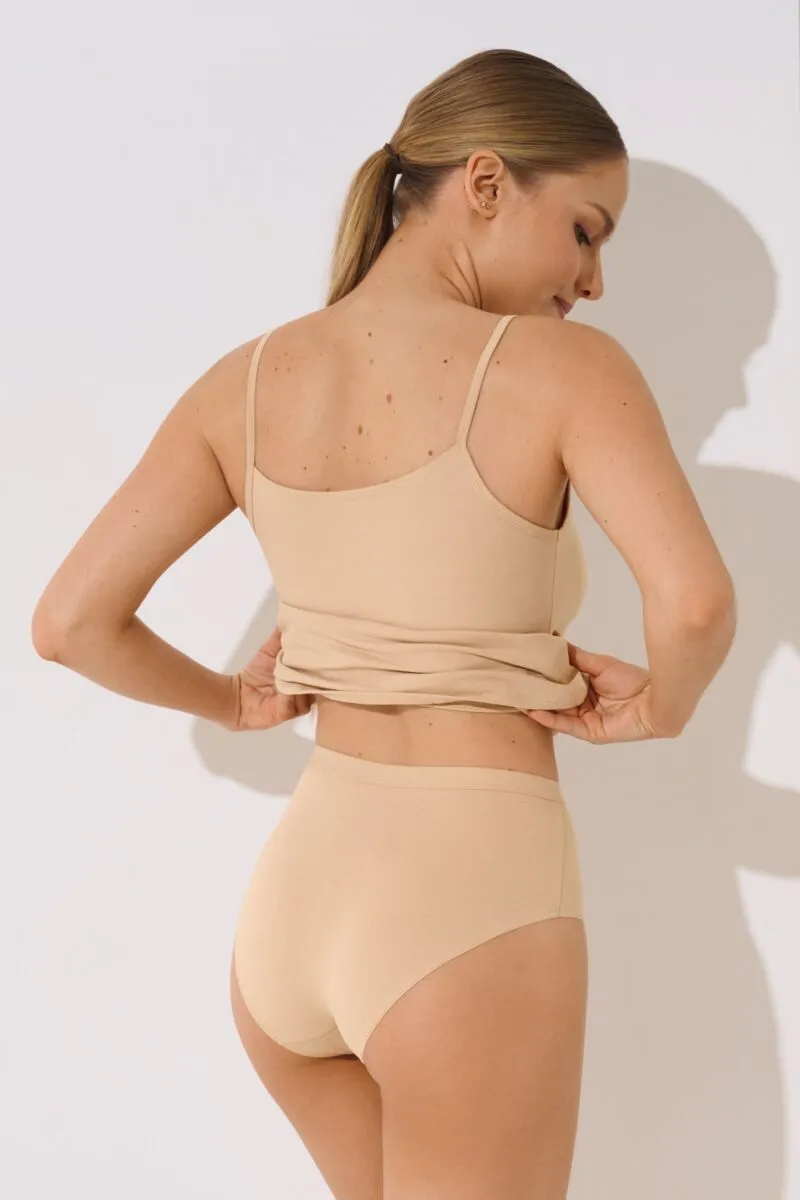 022282 KAIA Briefs High Waist - Nude