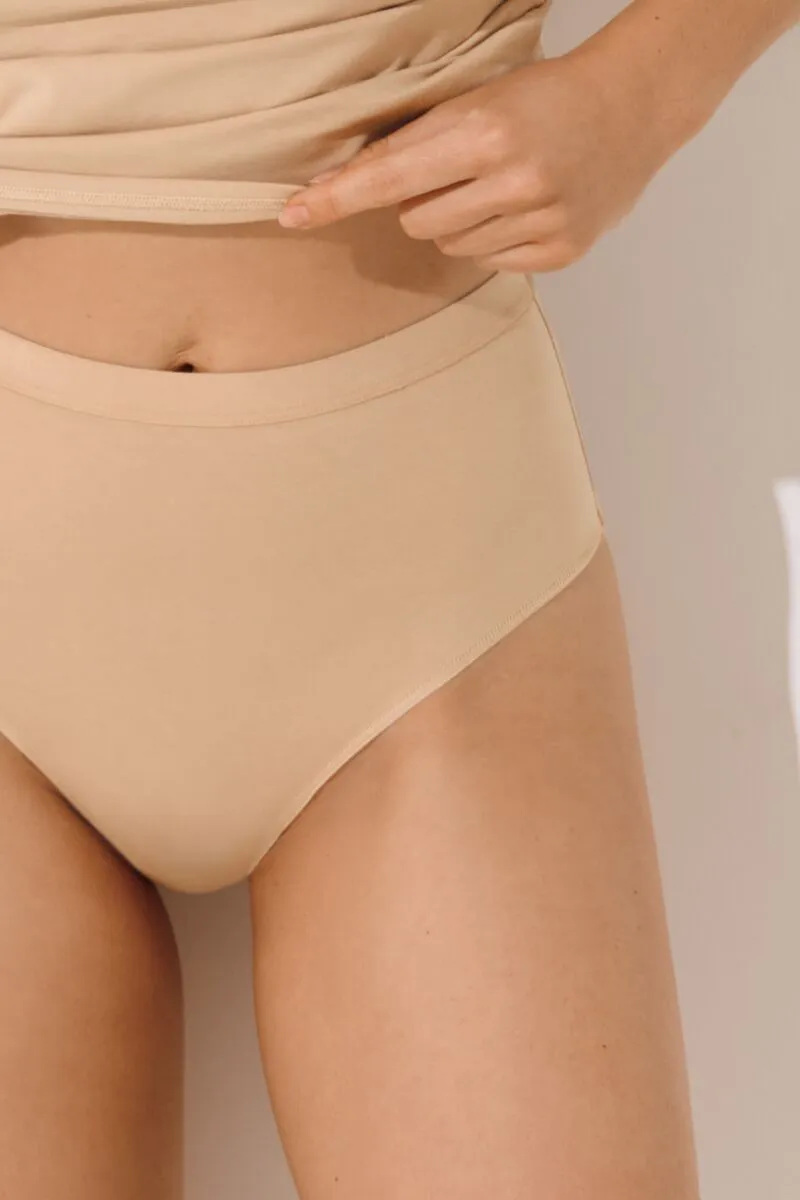 022282 KAIA Briefs High Waist - Nude