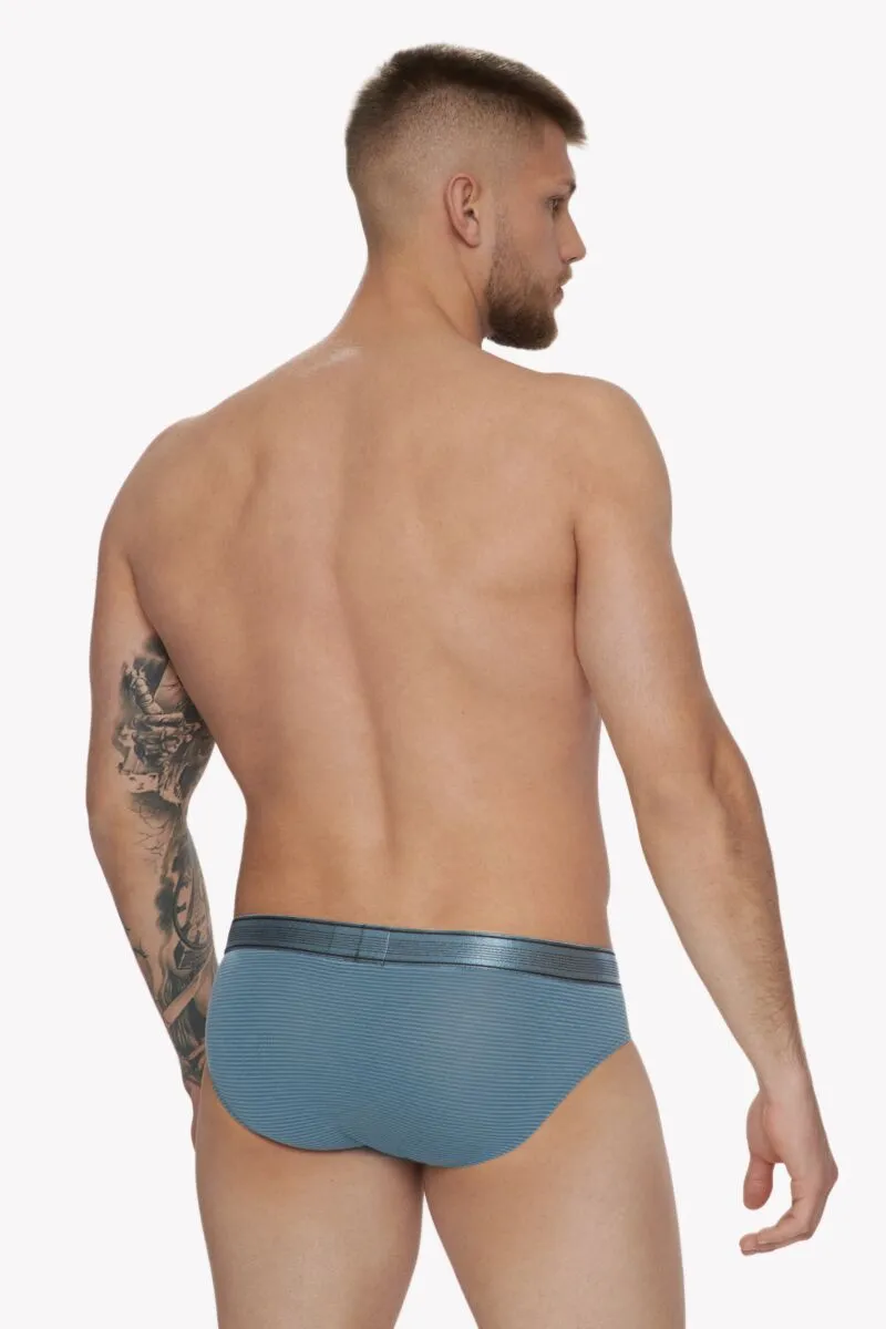 032016 ZEUS Mens Briefs - Smokey Blue