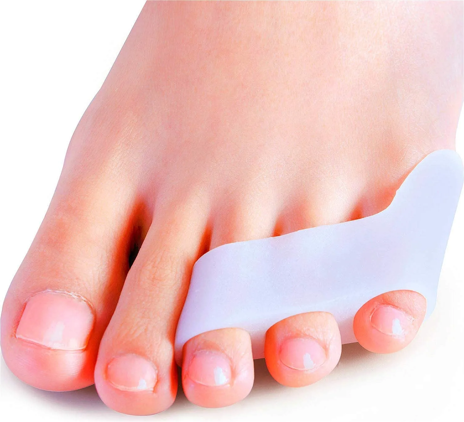 10 Pack Pinky Toe Separator and Protectors for Overlapping Toe, Curled Pinky Toes - Spacers for Morton'S Neuroma Pain Relief