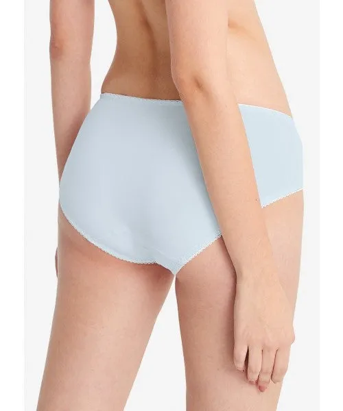 180893B Antibacterial and Odorless Maternity Midi Briefs 2 Pack (Light Blue)