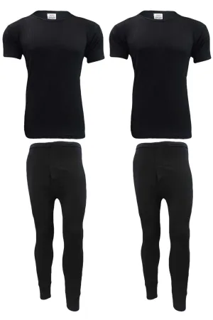 2 Pack Mens Half Sleeves Thermal Set