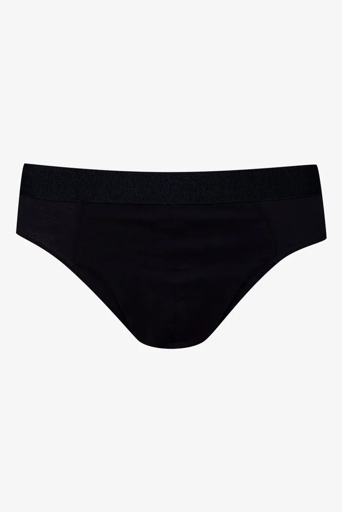 3 Pack Briefs Black And Grey