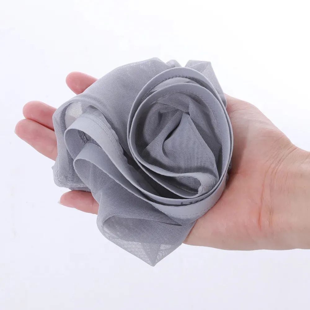 (4-Pack) 3D Seamless Pouch - Men's See-Through Ice Silk Mesh BriefsJEWYEE 1958