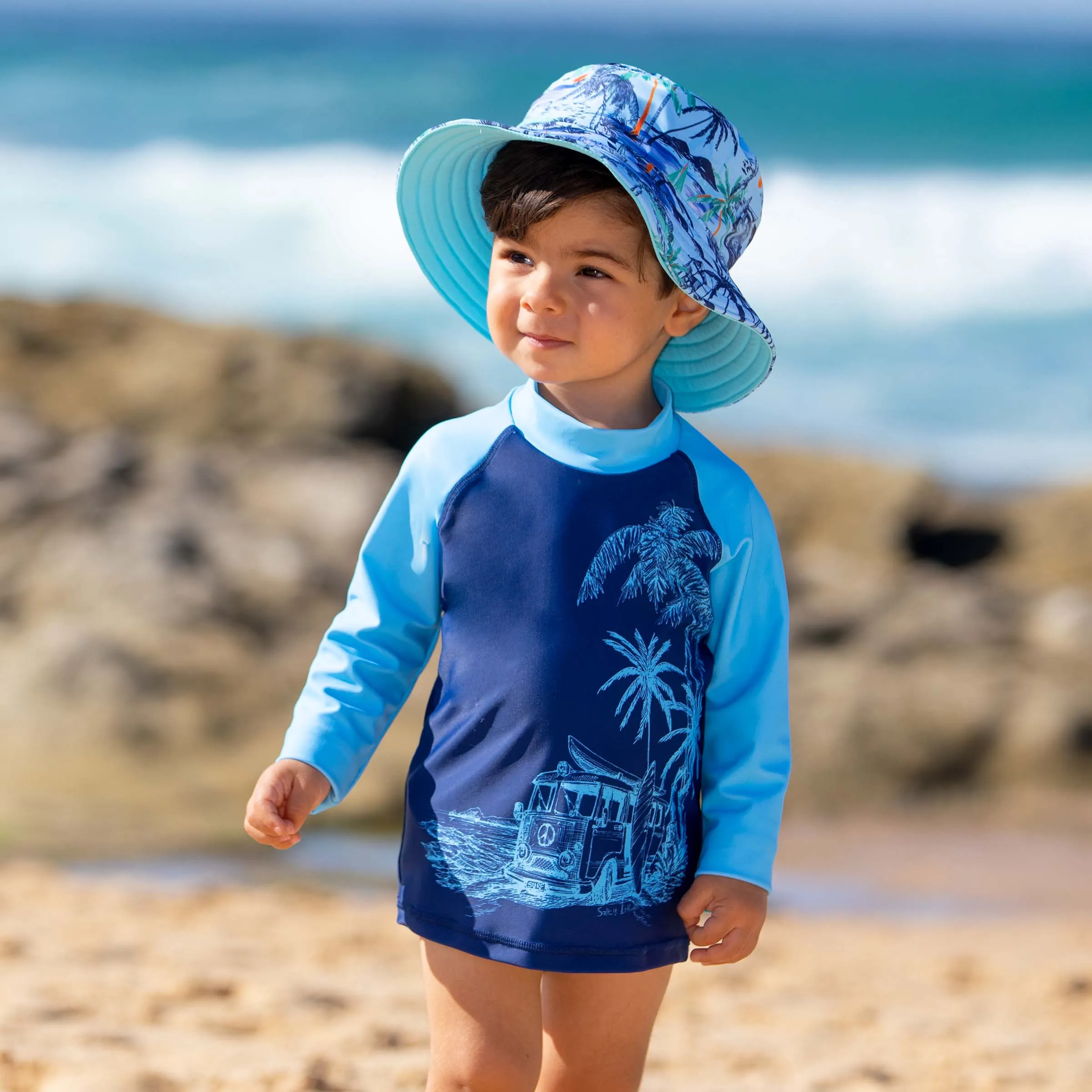 407 Vintage Surf  Long Sleeve Rashvest