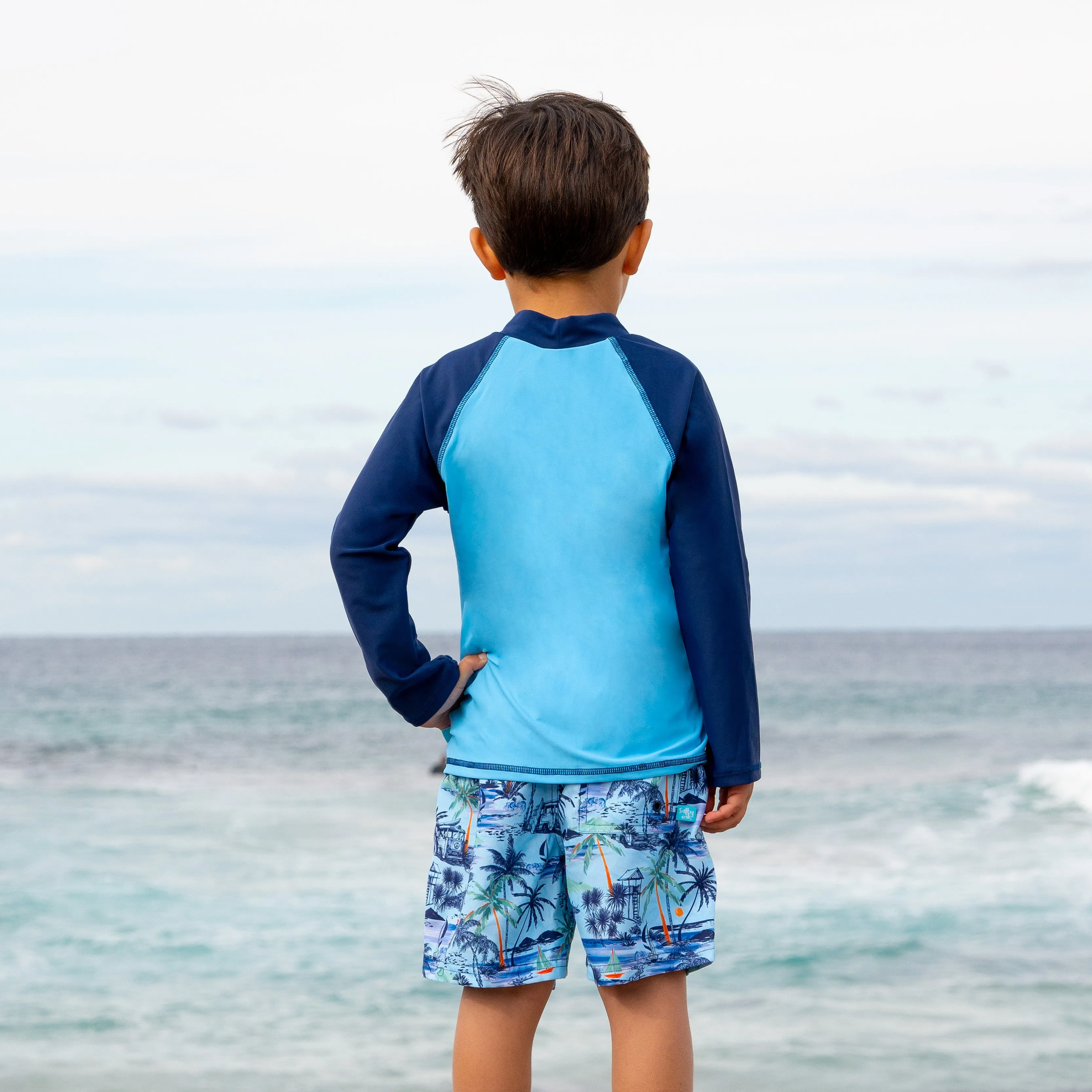 407 Vintage Surf  Long Sleeve Rashvest