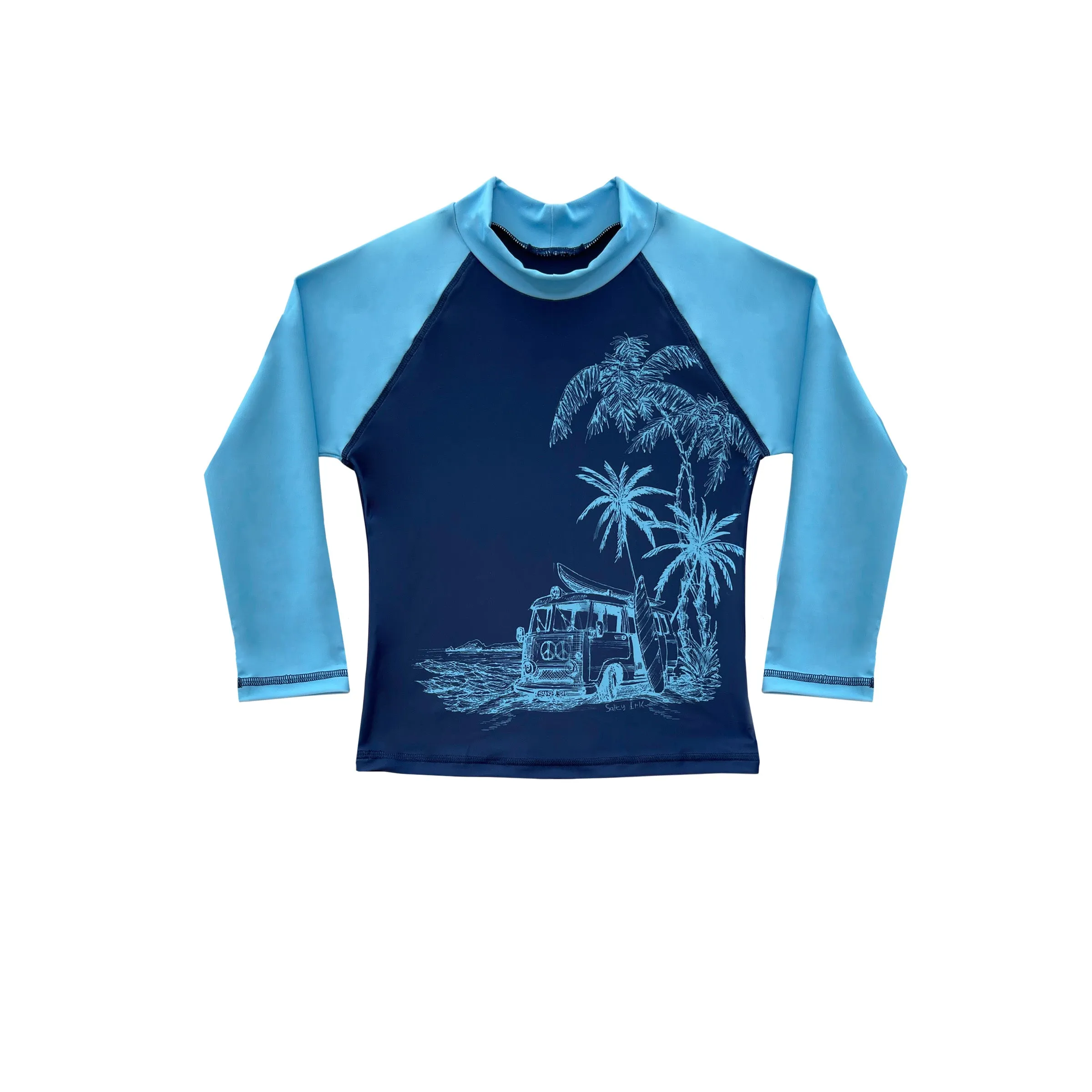 407 Vintage Surf  Long Sleeve Rashvest