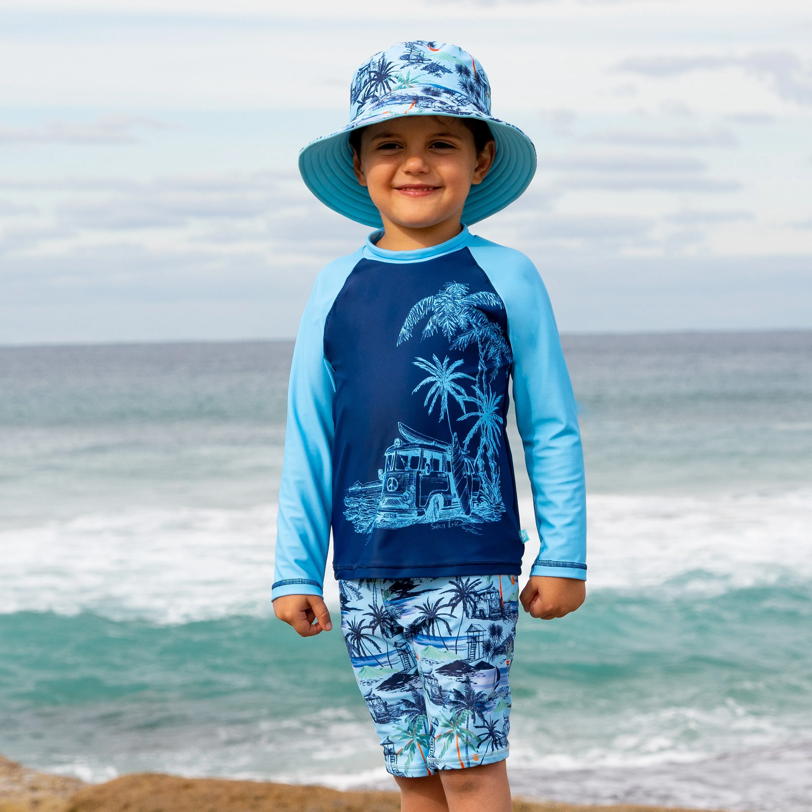 407 Vintage Surf  Long Sleeve Rashvest
