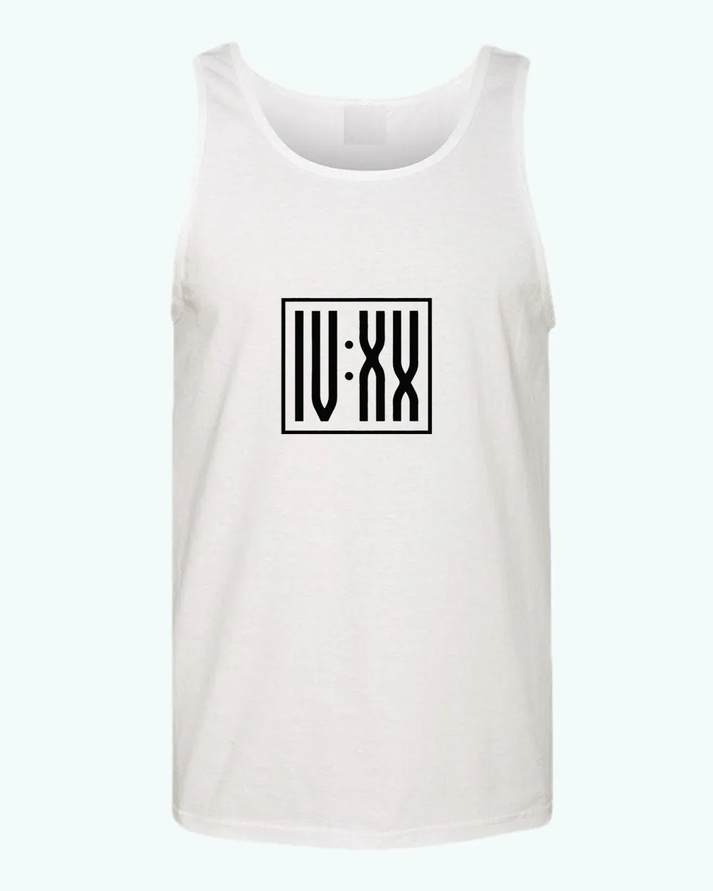 420 roman number tank top