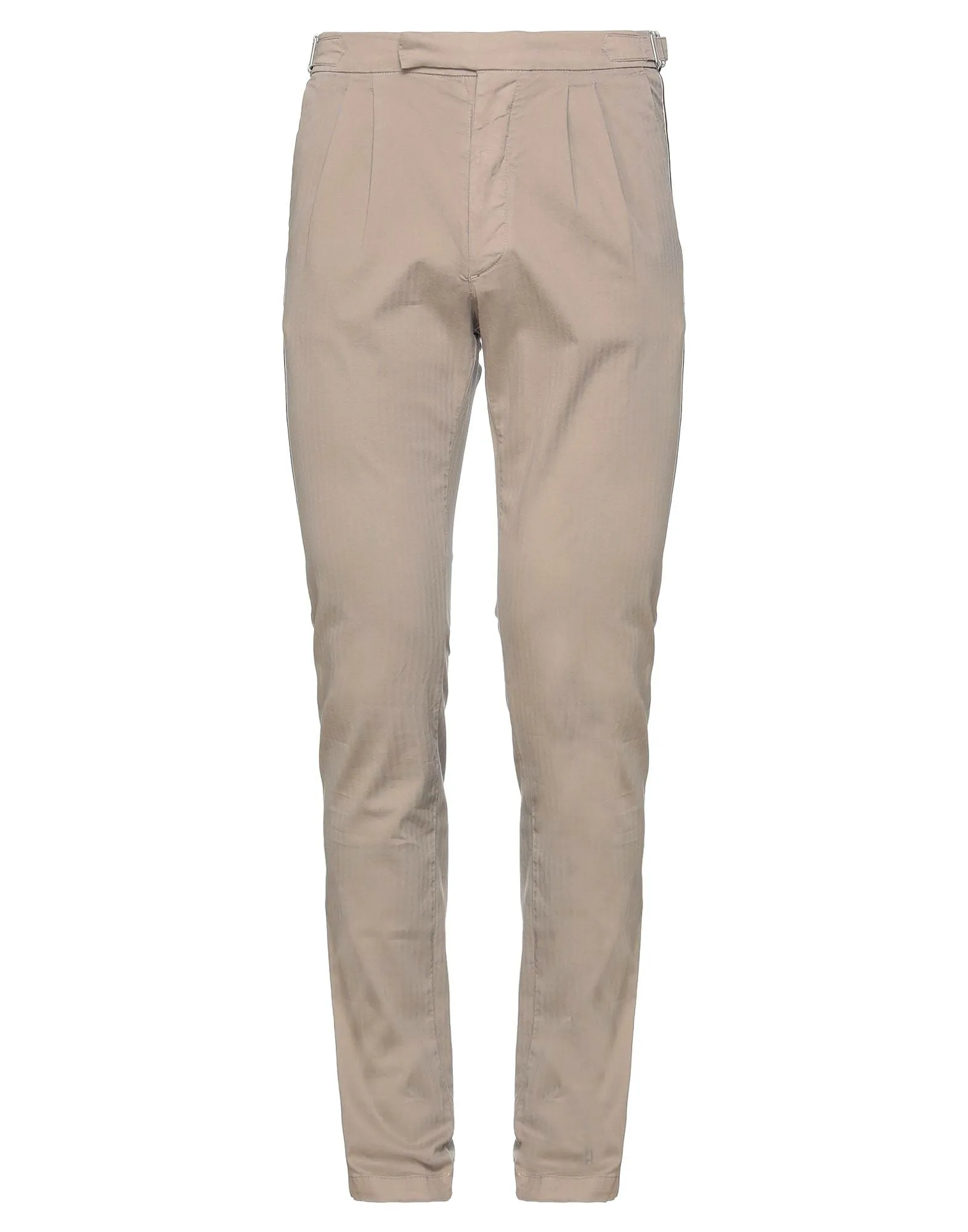 $495 ELEVENTY - *SIDE TABS* Cotton W Side Stripe Taupe Slim Casual Pants- 33W