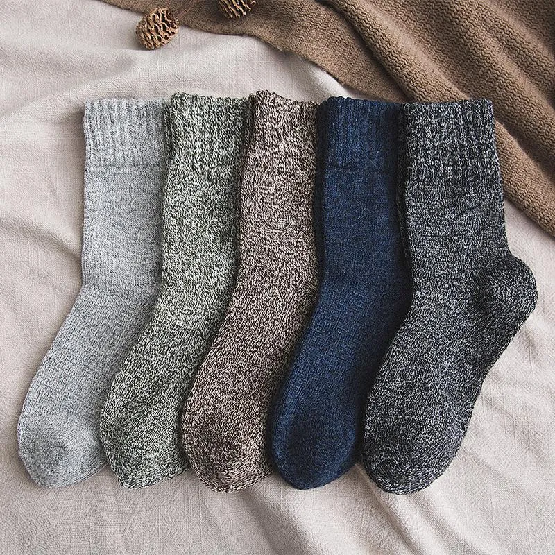 5Pairs Thick Warm Wool Socks