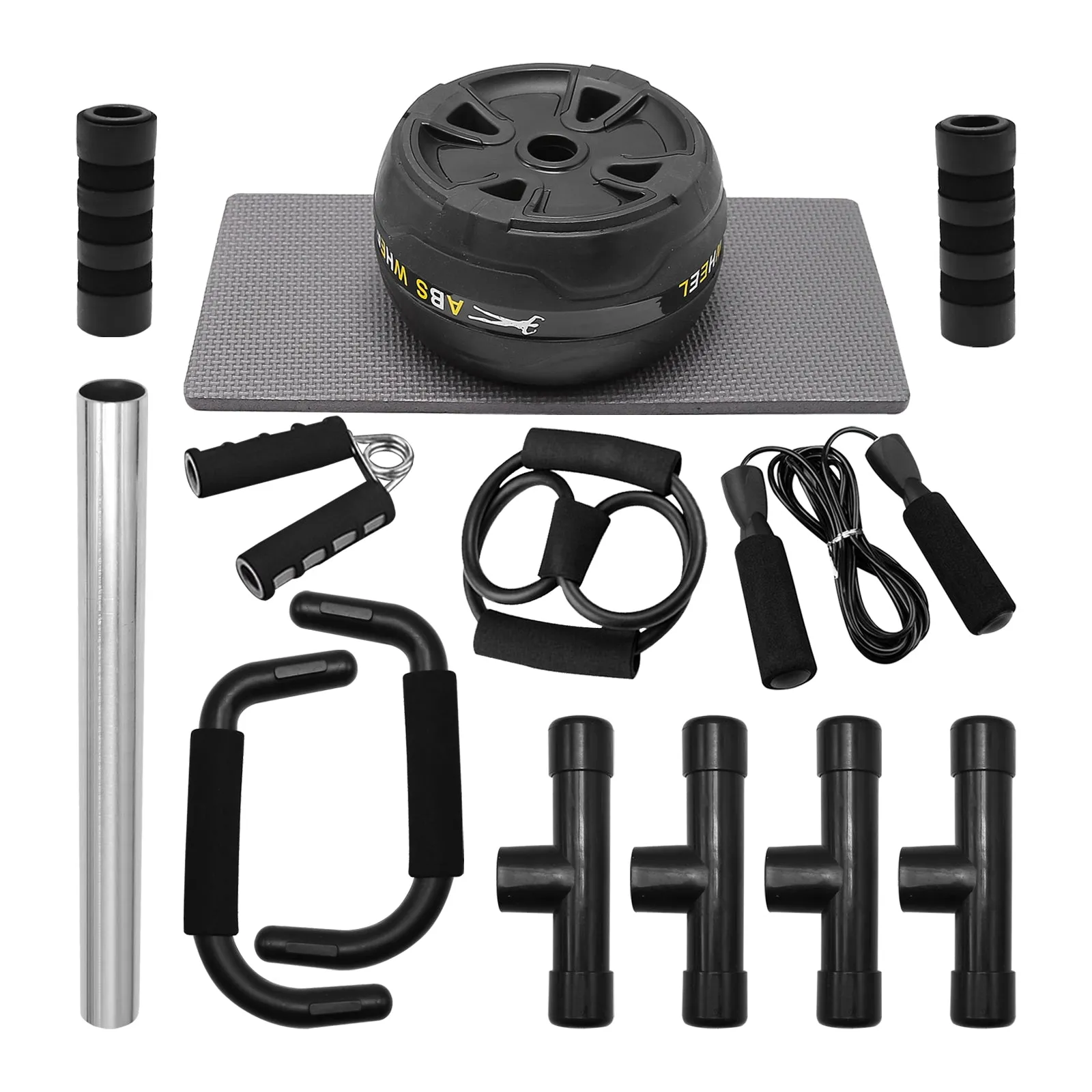 7-in-1 Ab Roller  Wheel Home Gym Exercise Equipment