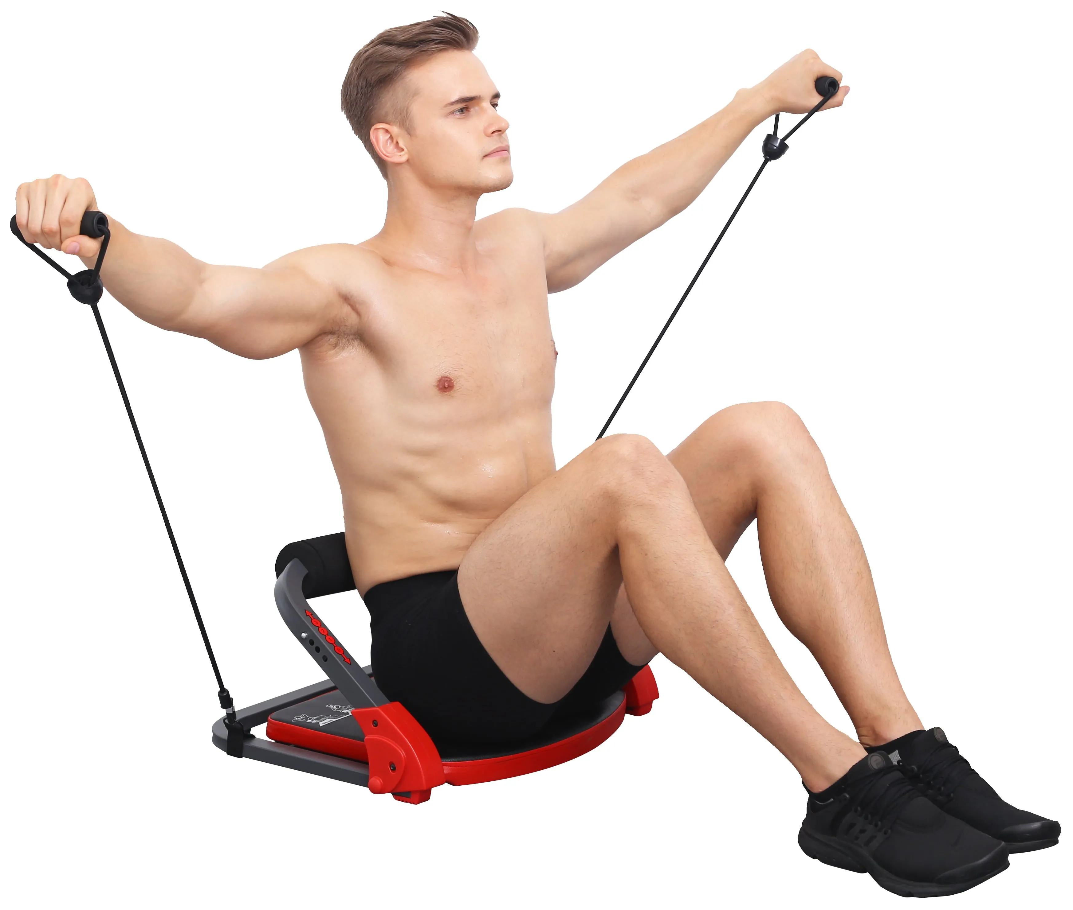 Ab Crunch Total Body Workout W/ Resistance Bands