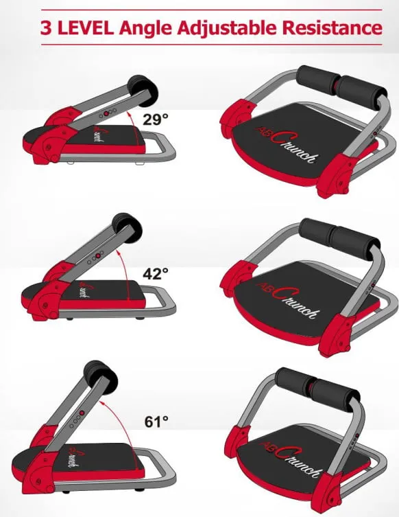 Ab Crunch Total Body Workout W/ Resistance Bands
