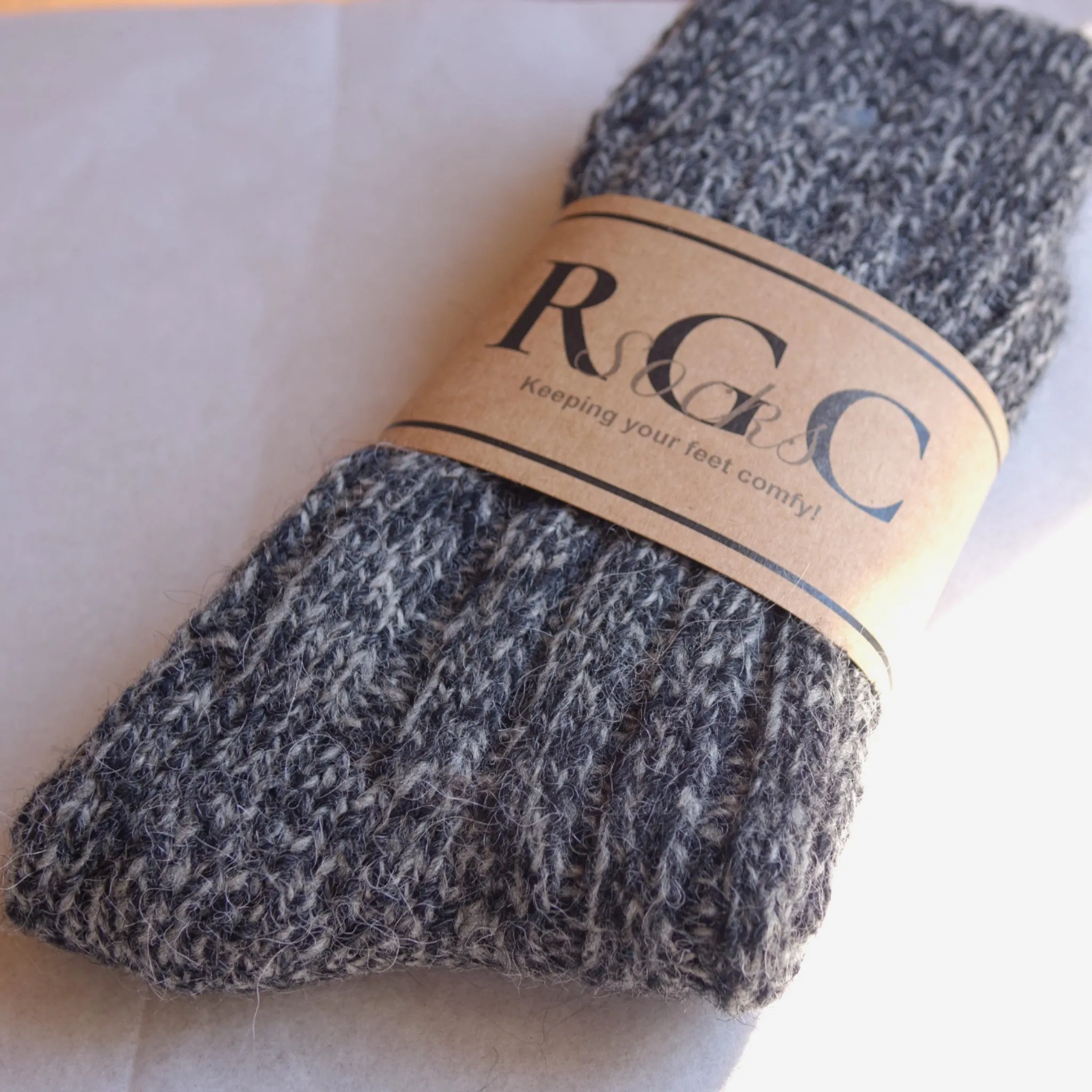 Alpaca Socks natural Wool Mesgla