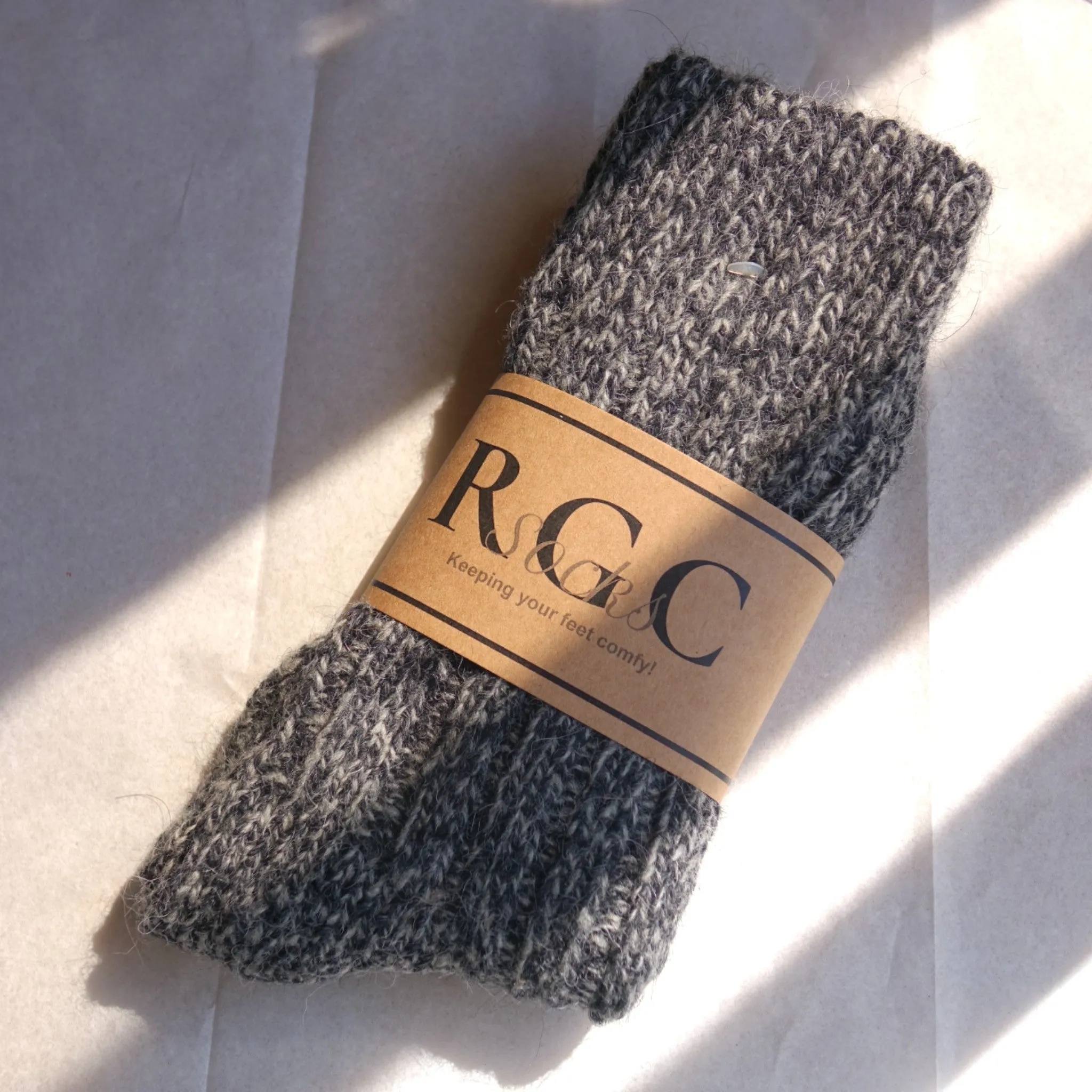Alpaca Socks natural Wool Mesgla