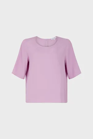 ALYAH PARMA BUTTON DOWN BACK FLOWING BLOUSE