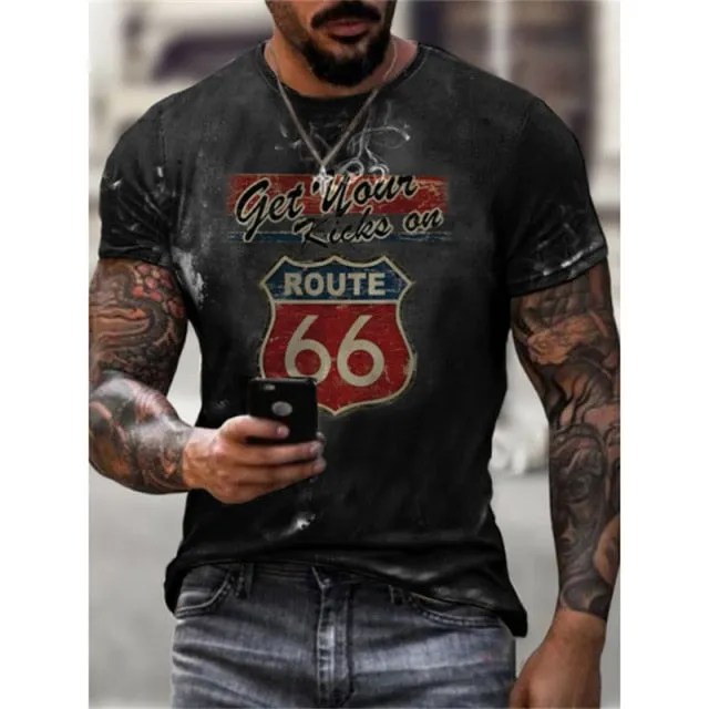 American Flag Fashion Short Sleeve T-Shirt