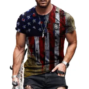 American Flag Fashion Short Sleeve T-Shirt
