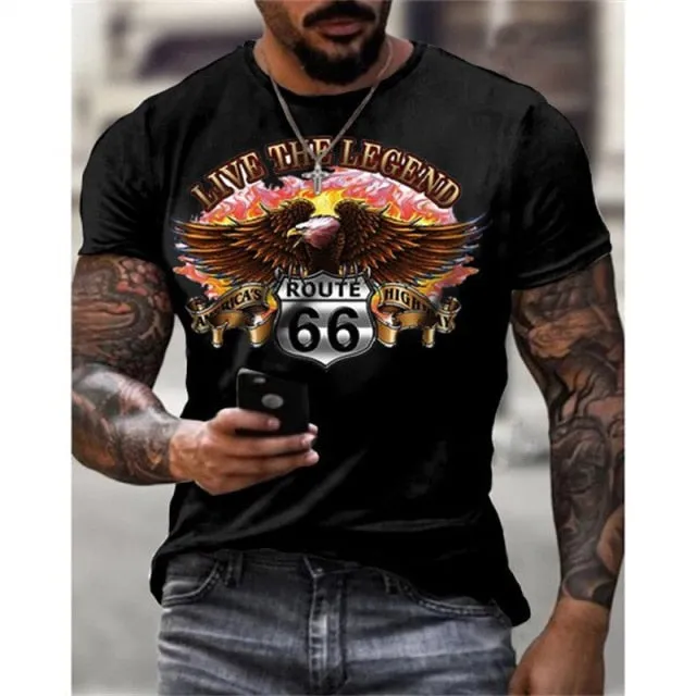 American Flag Fashion Short Sleeve T-Shirt