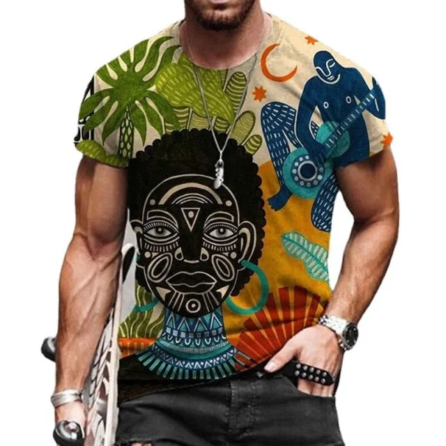 American Flag Fashion Short Sleeve T-Shirt