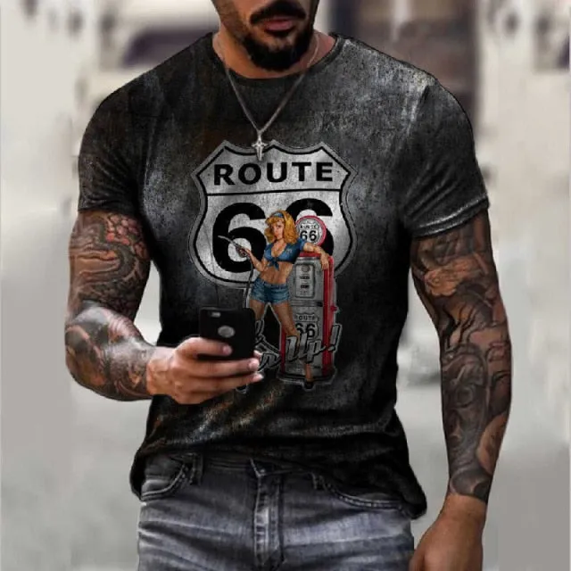 American Flag Fashion Short Sleeve T-Shirt