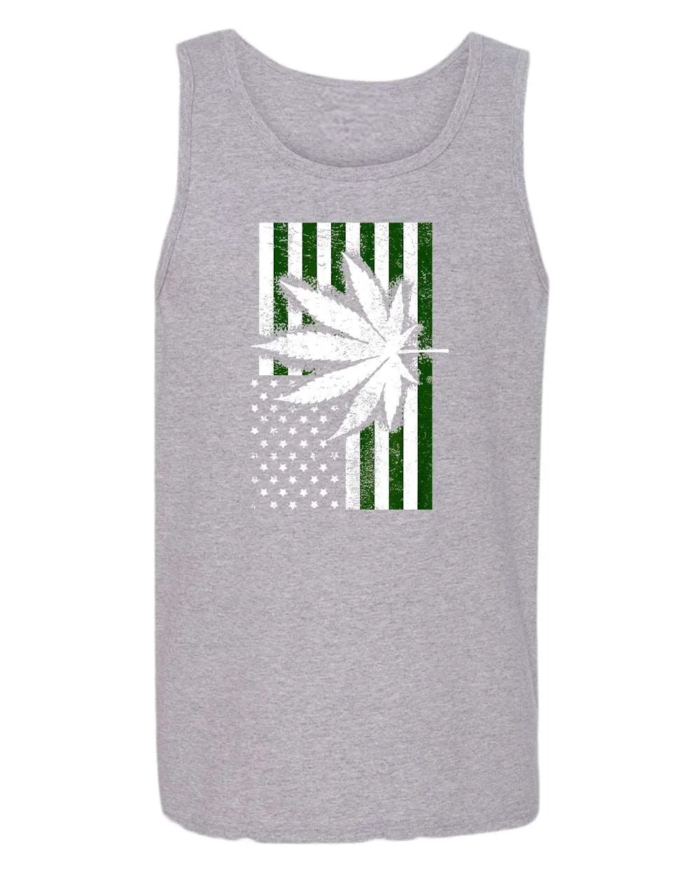 American flag leaf tank top
