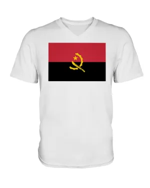 Angola  Flag  V-Neck T-Shirt