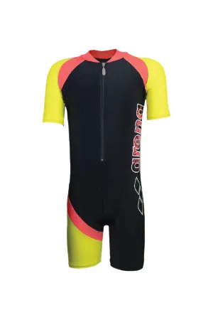 Arena Junior 1 Piece Short Sleeve Half Swimming Suit (AUV20313)