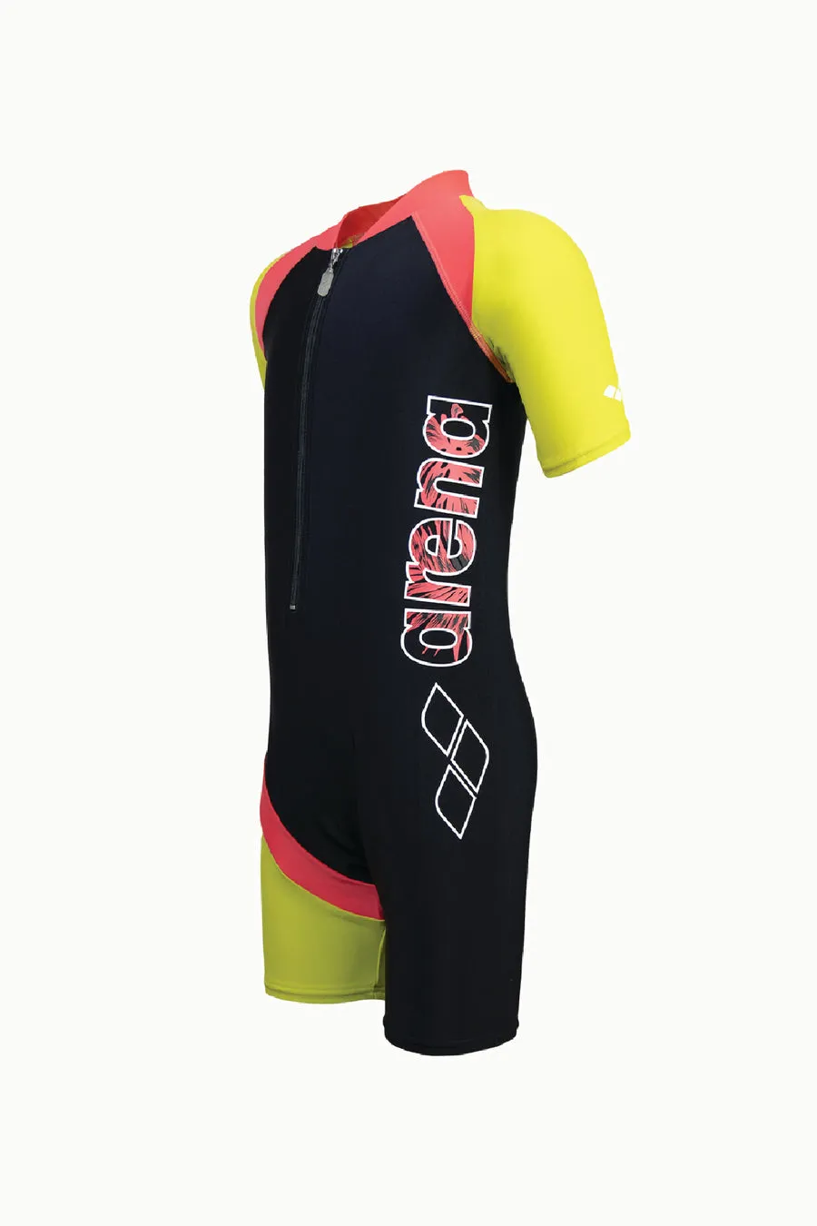 Arena Junior 1 Piece Short Sleeve Half Swimming Suit (AUV20313)