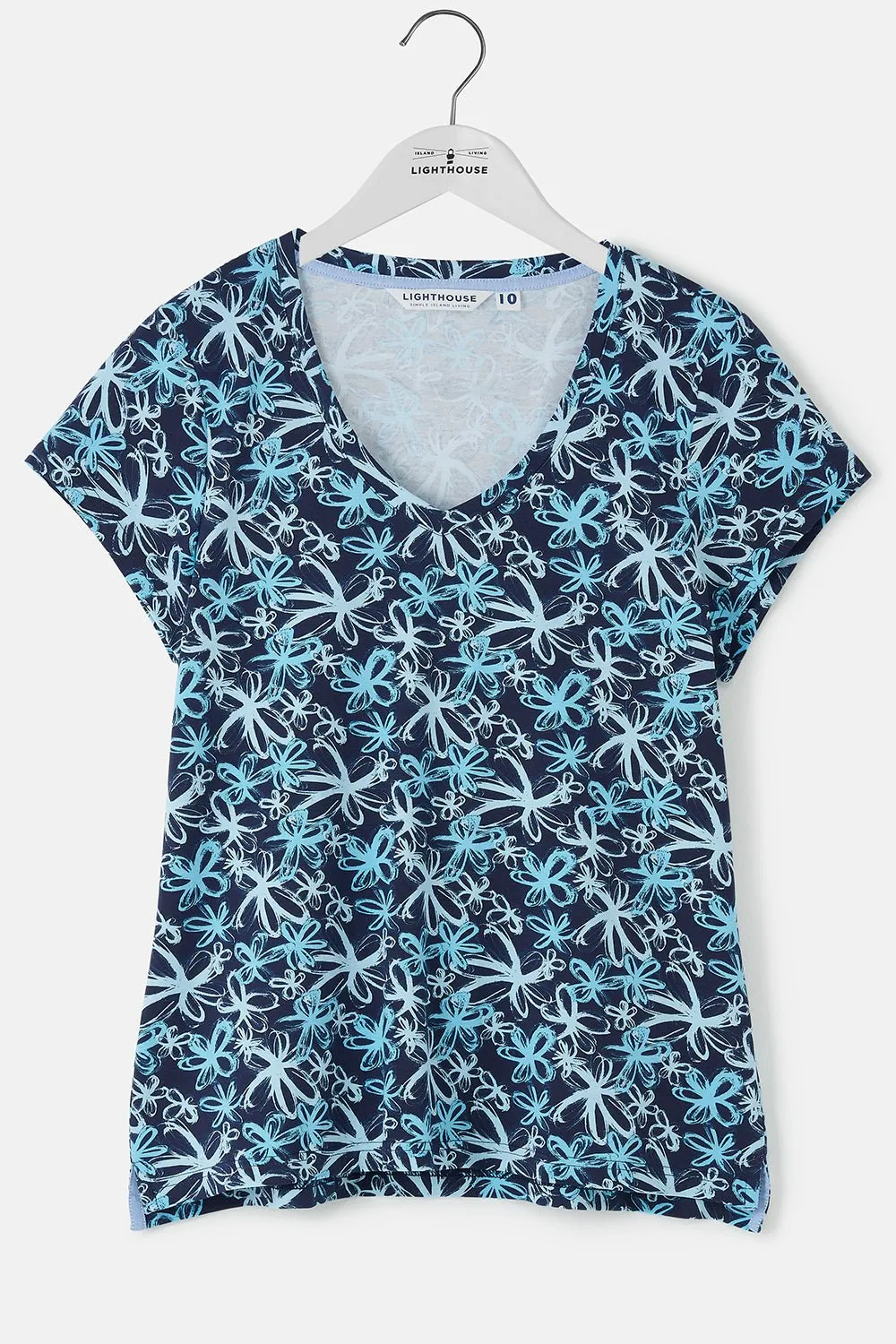 Ariana Tee - Navy Floral