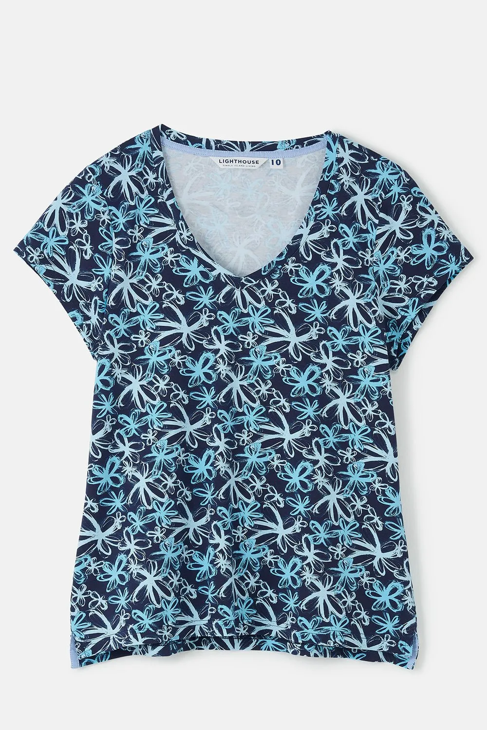 Ariana Tee - Navy Floral