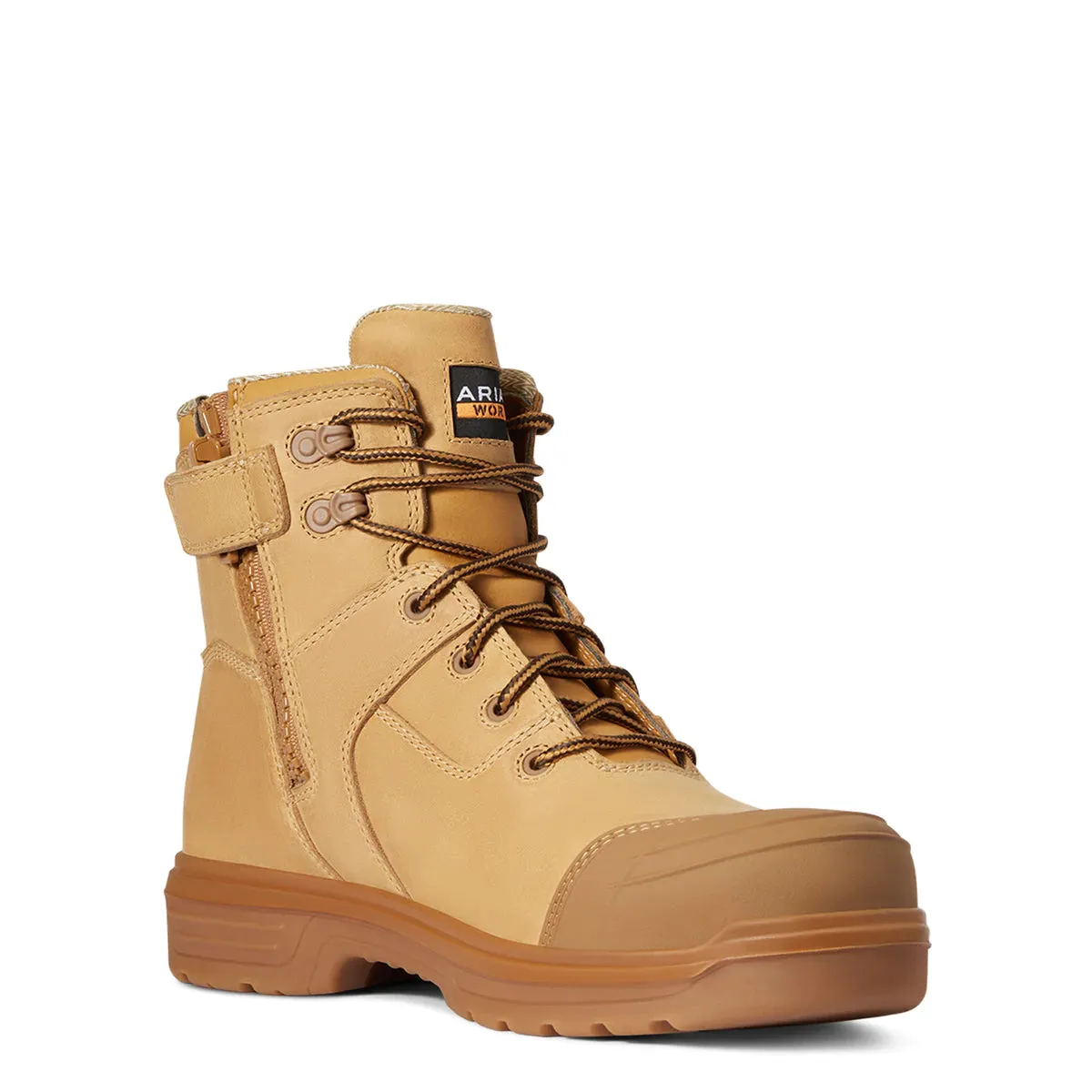 Ariat Mens Turbo JCA Hamersley Carbon Toe Lace Work Boot Wheat