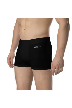Asana Hawaii Black Boxer Briefs