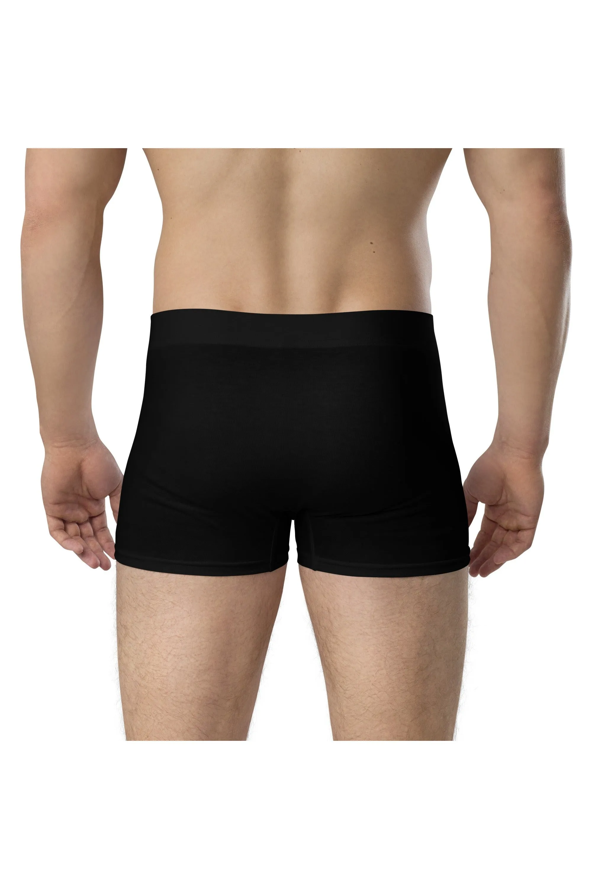 Asana Hawaii Black Boxer Briefs