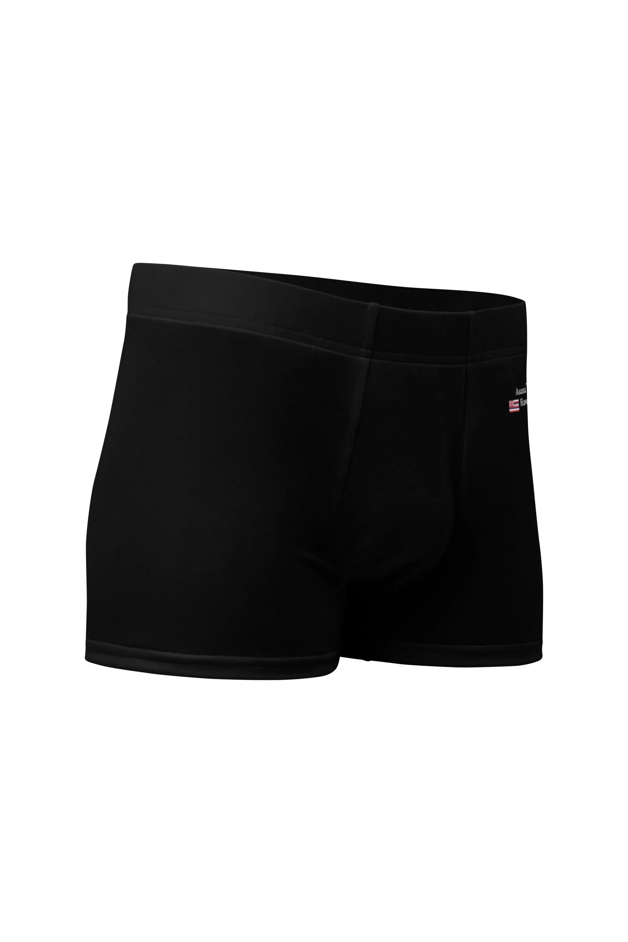 Asana Hawaii Black Boxer Briefs