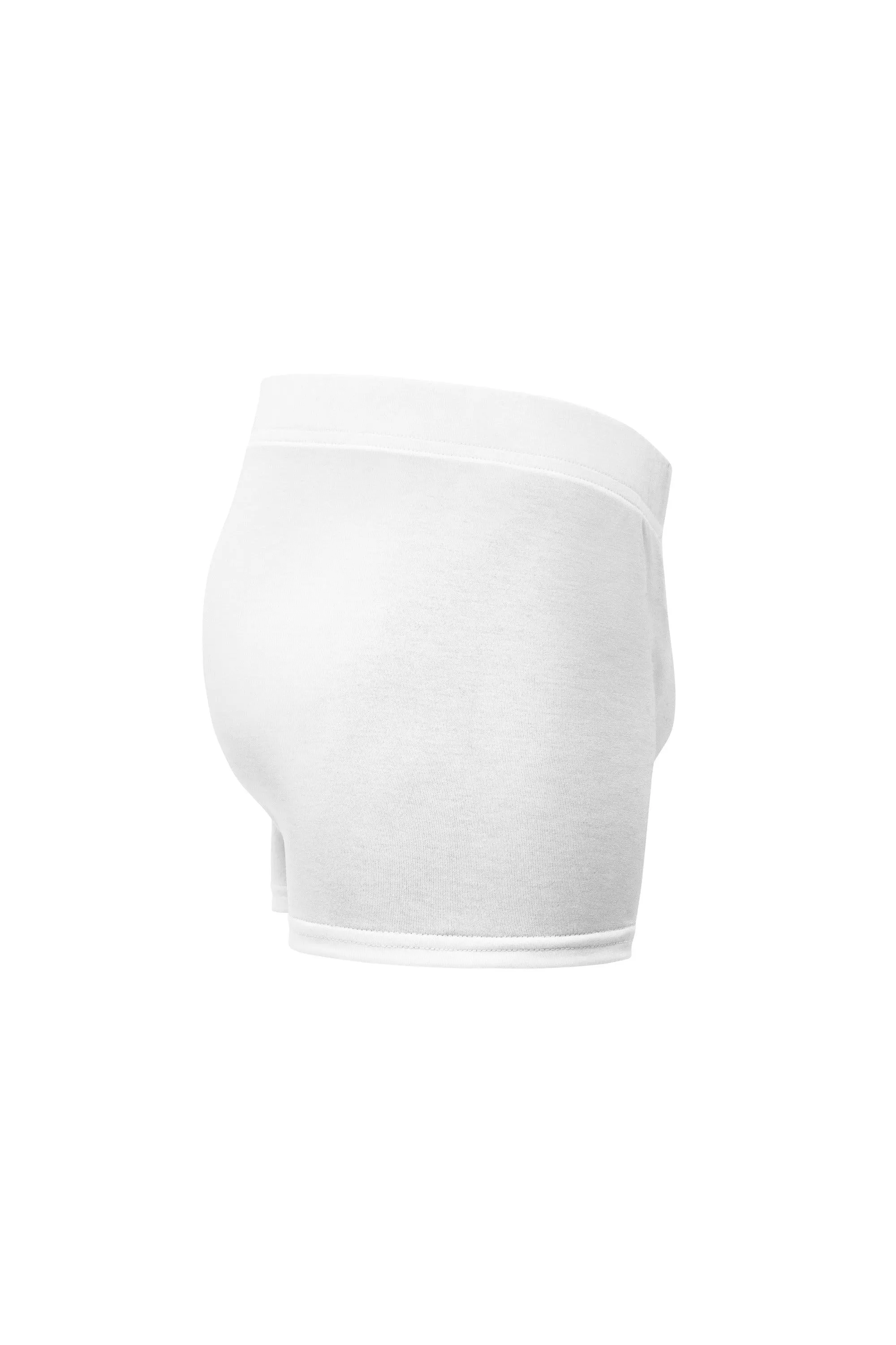Asana Hawaii Men's White Boxer Briefs