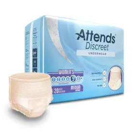 Attends Discreet Women's Underwear, Medium