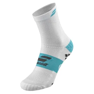 Babolat Pro Crew Mens Socks - White / Ceramic Blue