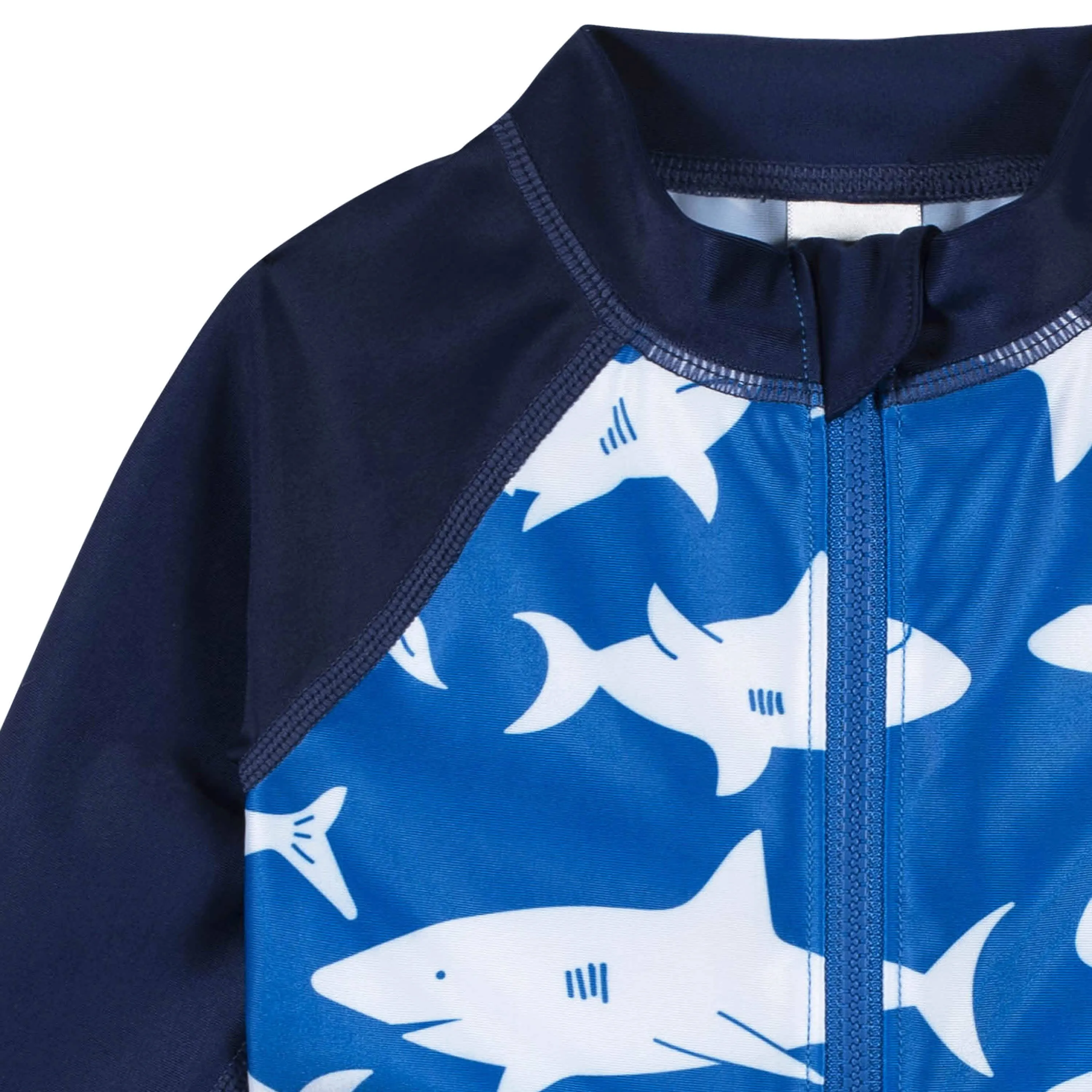 Baby & Toddler Boys UPF 50  Shark Zone Rash Guard