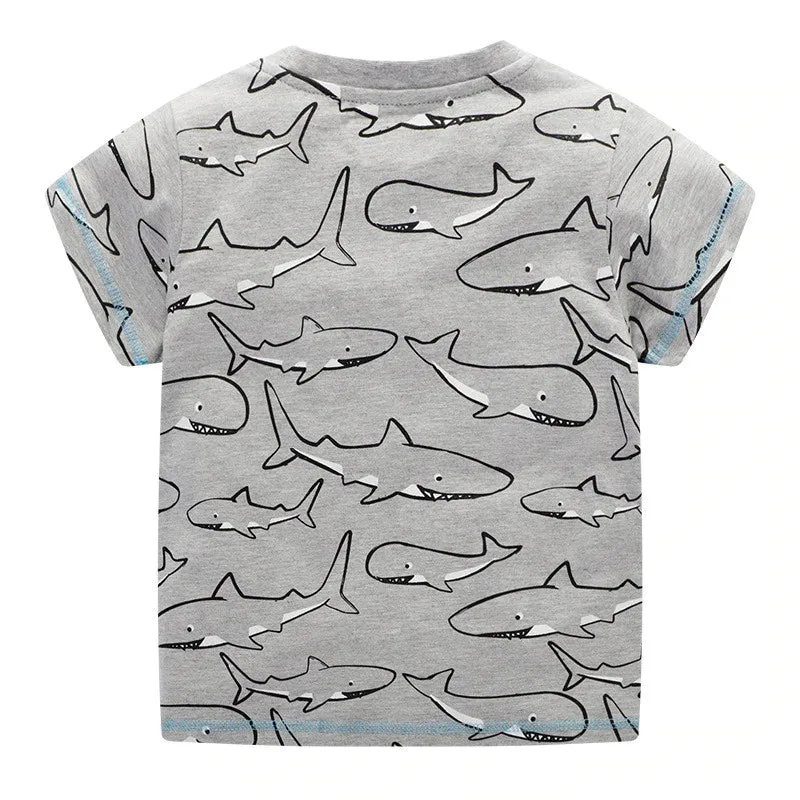 Baby T-Shirts: Shark Print