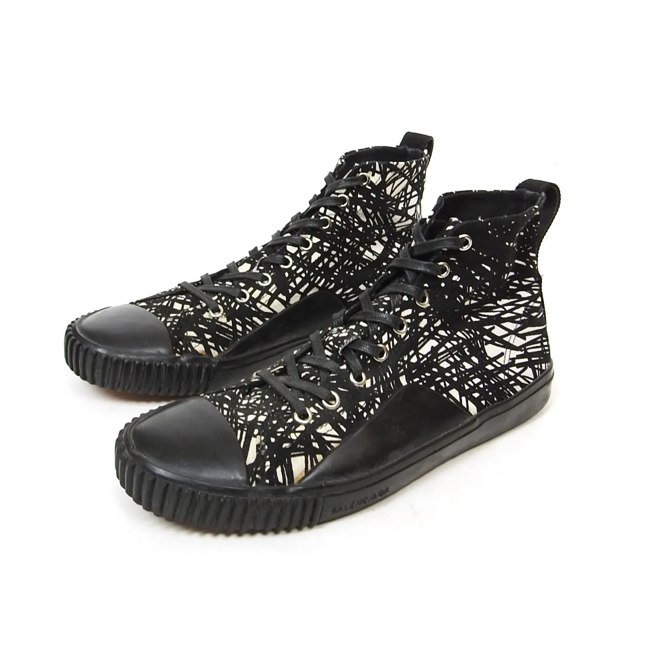 Balenciaga Canvas High Top Sneakers Size 42