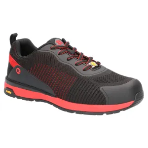 Bata Radiance Spark Low S1P Zwart/Rood (W)