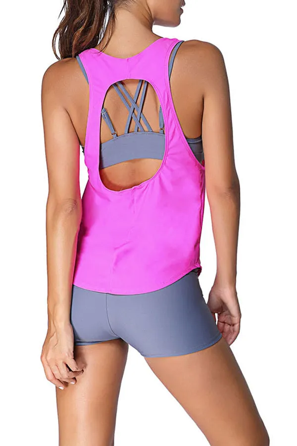 Beach Conservative Split Swimwear