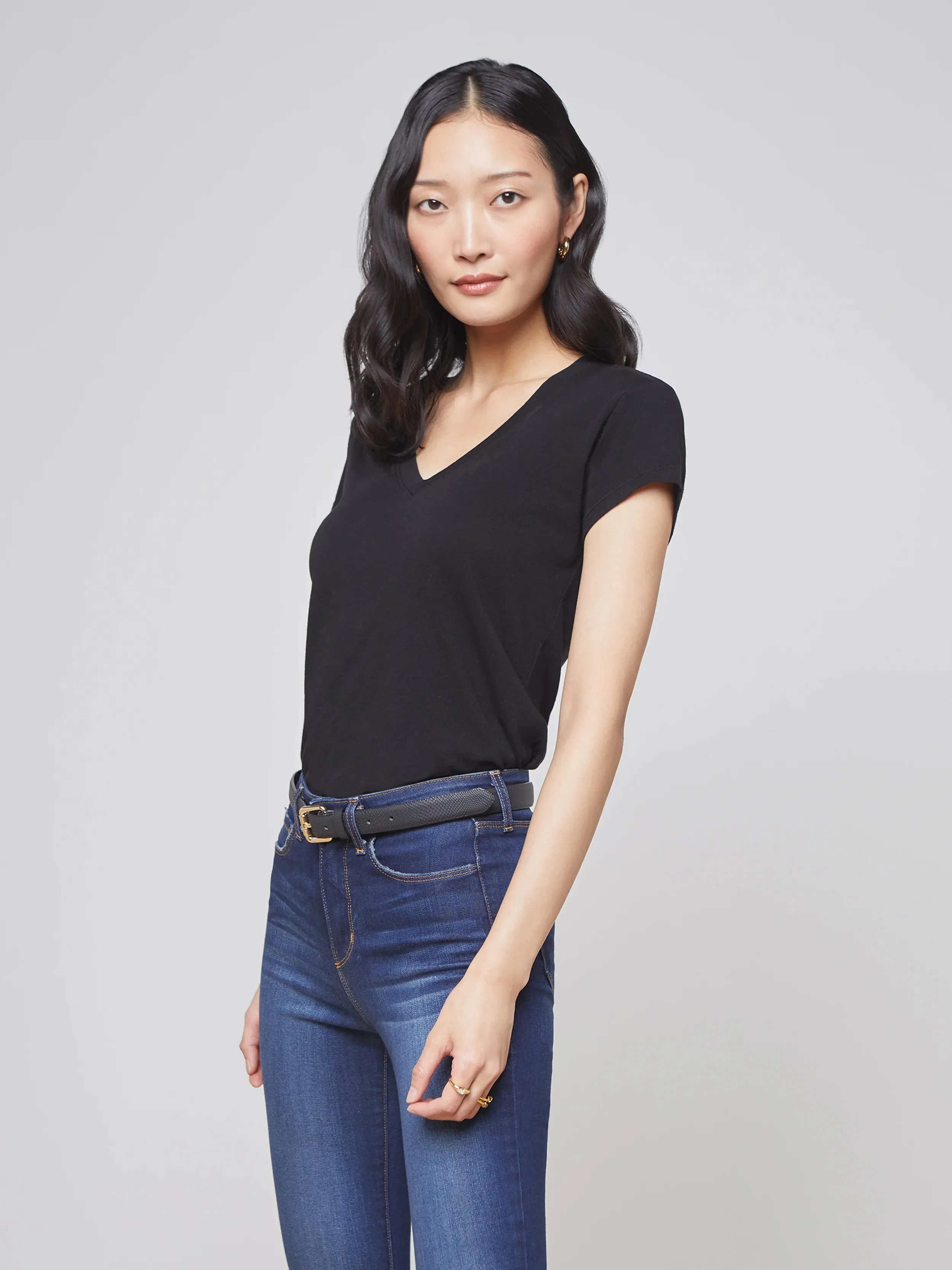 BECCA TEE IN BLACK