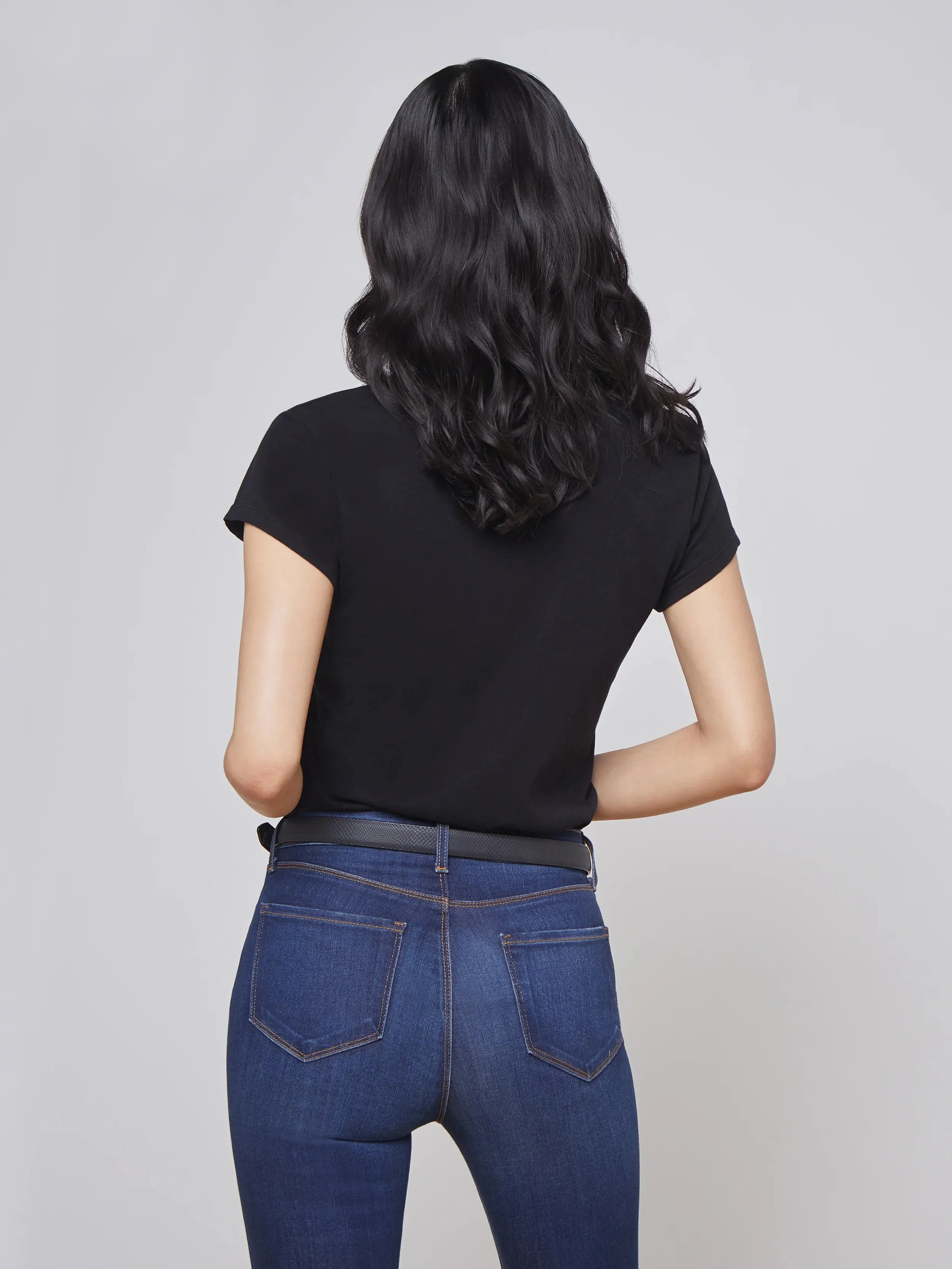 BECCA TEE IN BLACK