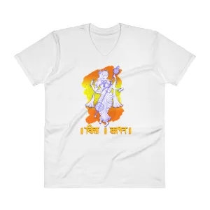 Bengali Lightweight Fashion V-Neck T-Shirt - Vidya Roopeno