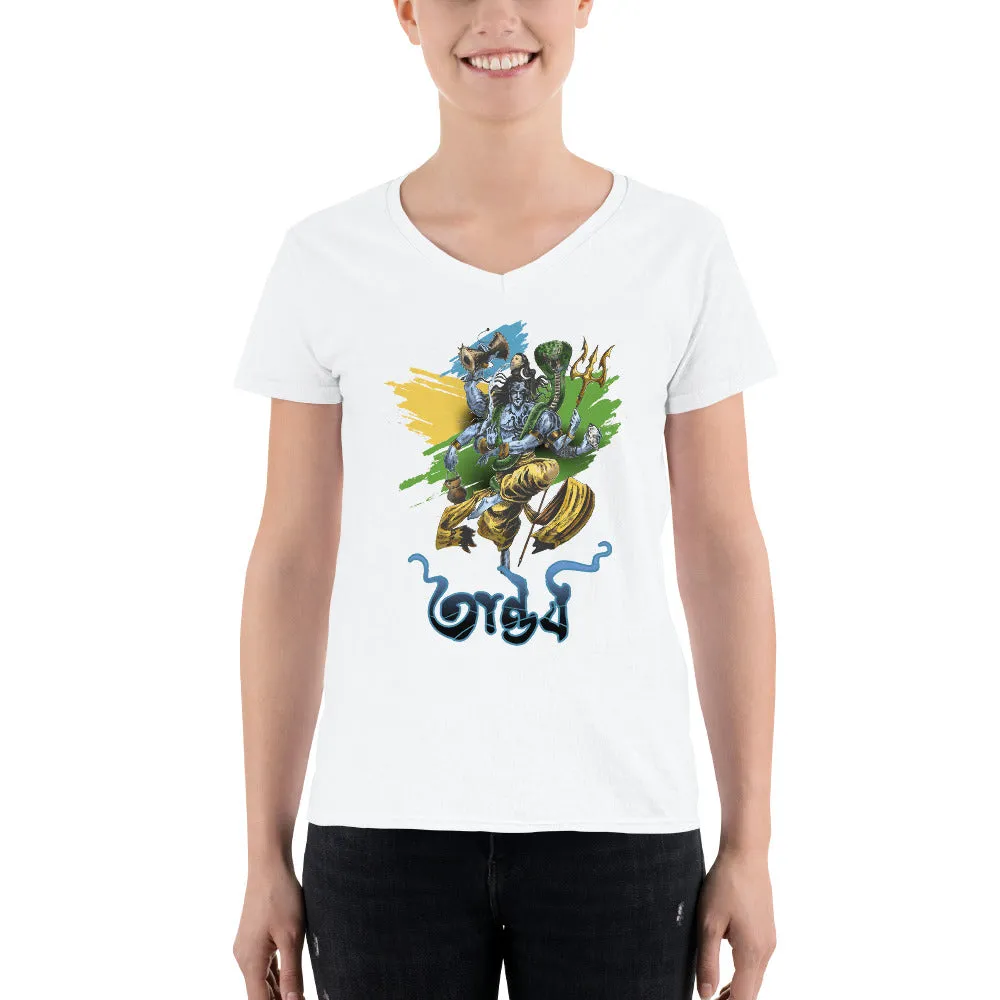 Bengali Lightweight V-Neck T-Shirt - Tandav